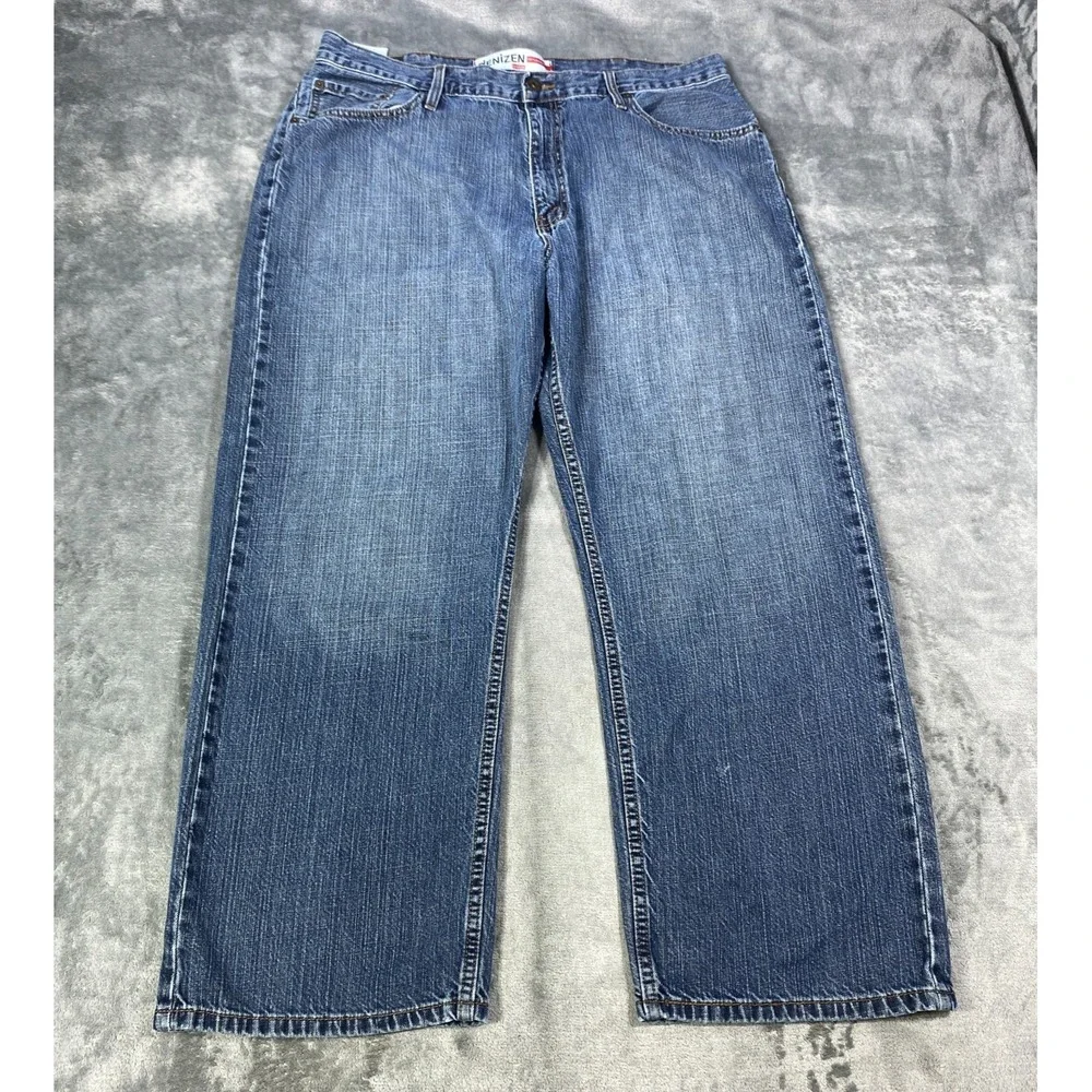Denizen Levis 299 Loose Fit Jeans Men Fits 38x27 Blue Medium Wash Classic Wide